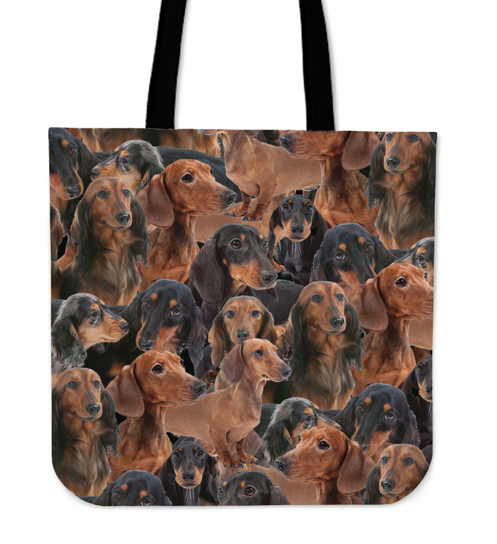 Wiener Dogs Tote Bag