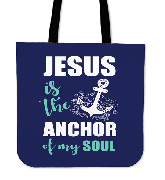 NP Jesus Is The Anchor Tote Bag