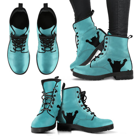 Green Cat Women's Leather Boots