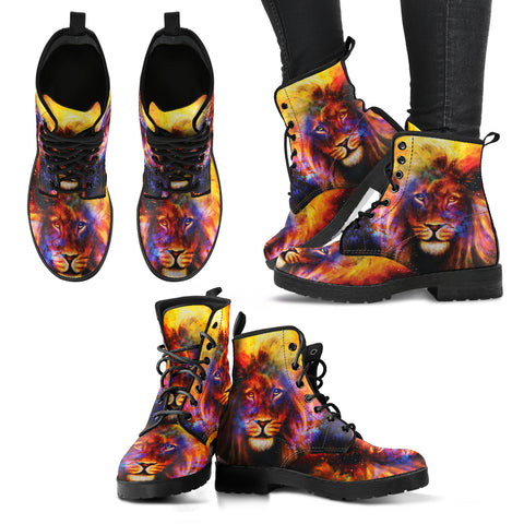 Colorful Lion Women's Leather Boots