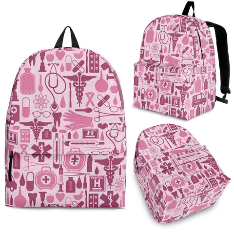 NURSE PINK TOOLS BACKPACK NURSES NURSING