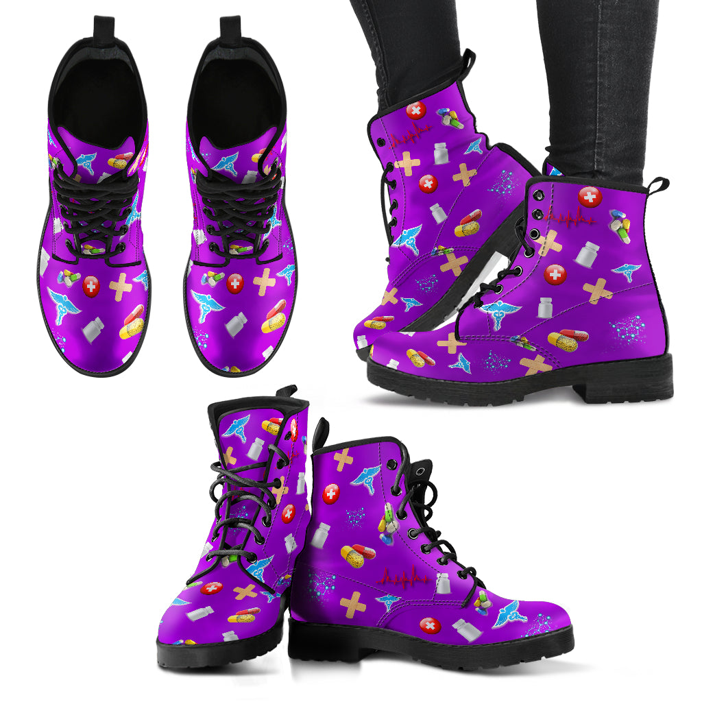 Pharmacist Purple Womens Boots