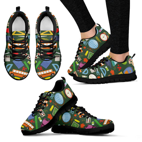 Teacher Pattern Women's Sneakers