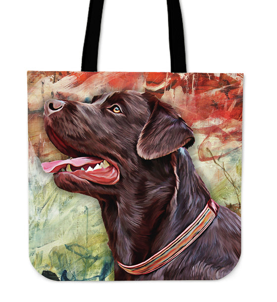 Chocolate Labrador Retriever Tote Bag