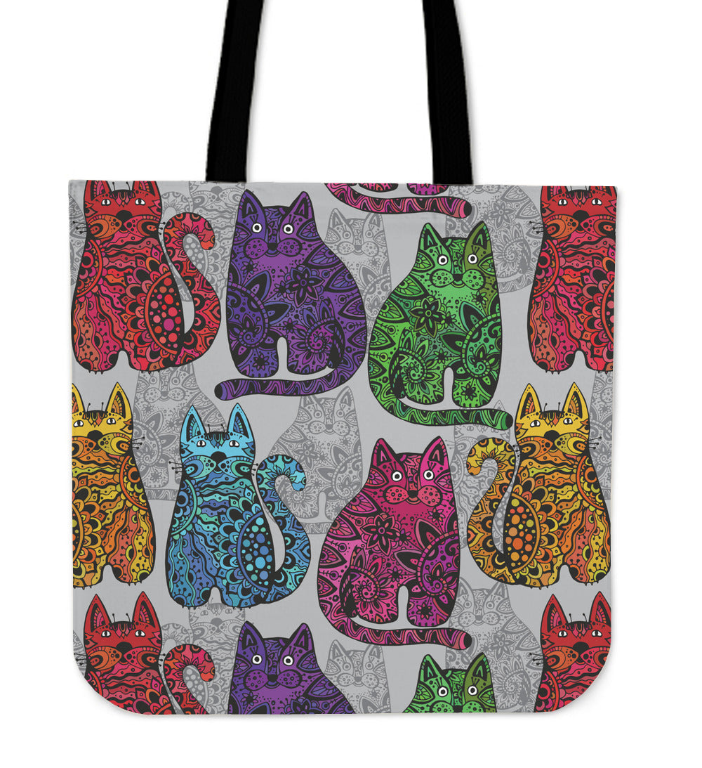 Paisley Cat Tote Bag