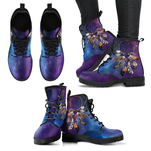 Dream Catcher Galaxy Women's Leather Boots