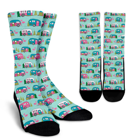 Happy camper Crew Socks