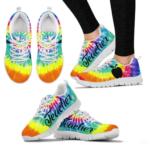 TEACHER TIE DYE Women's Sneakers