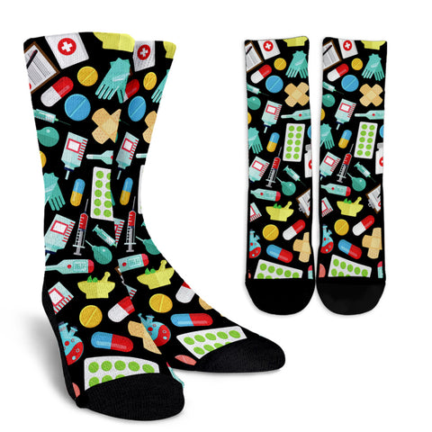 Pharmacy Technician Crew Socks