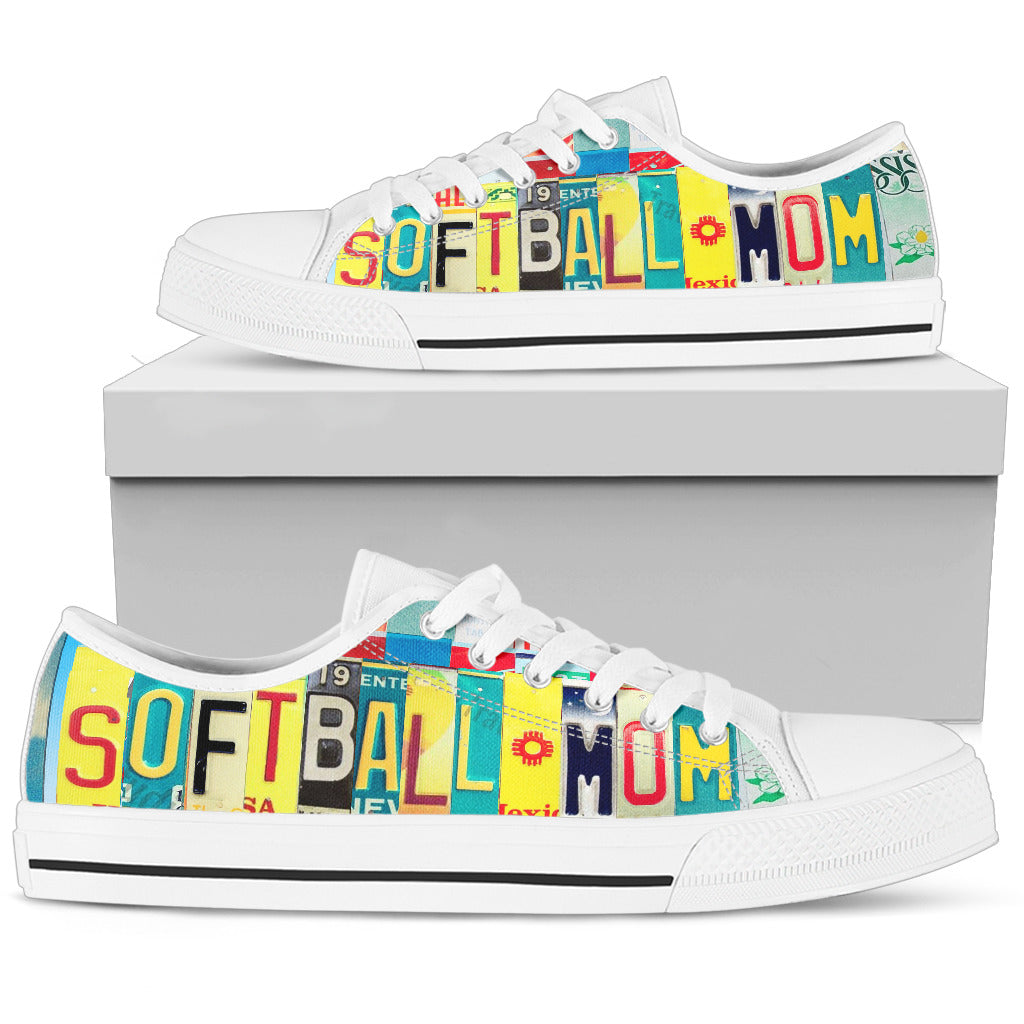 Softball Mom Low Top Shoe