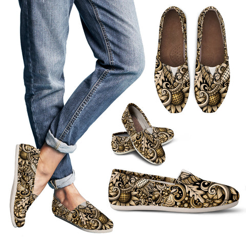 Casual Beige Abstract Hippie Bohemian