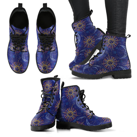 Sun Moon Alchemy Women's Leather Boots