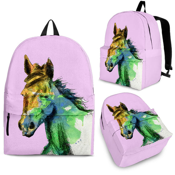 Horse Pink Backpack