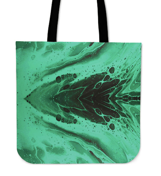 Green Leaves Liquor Tote Bag