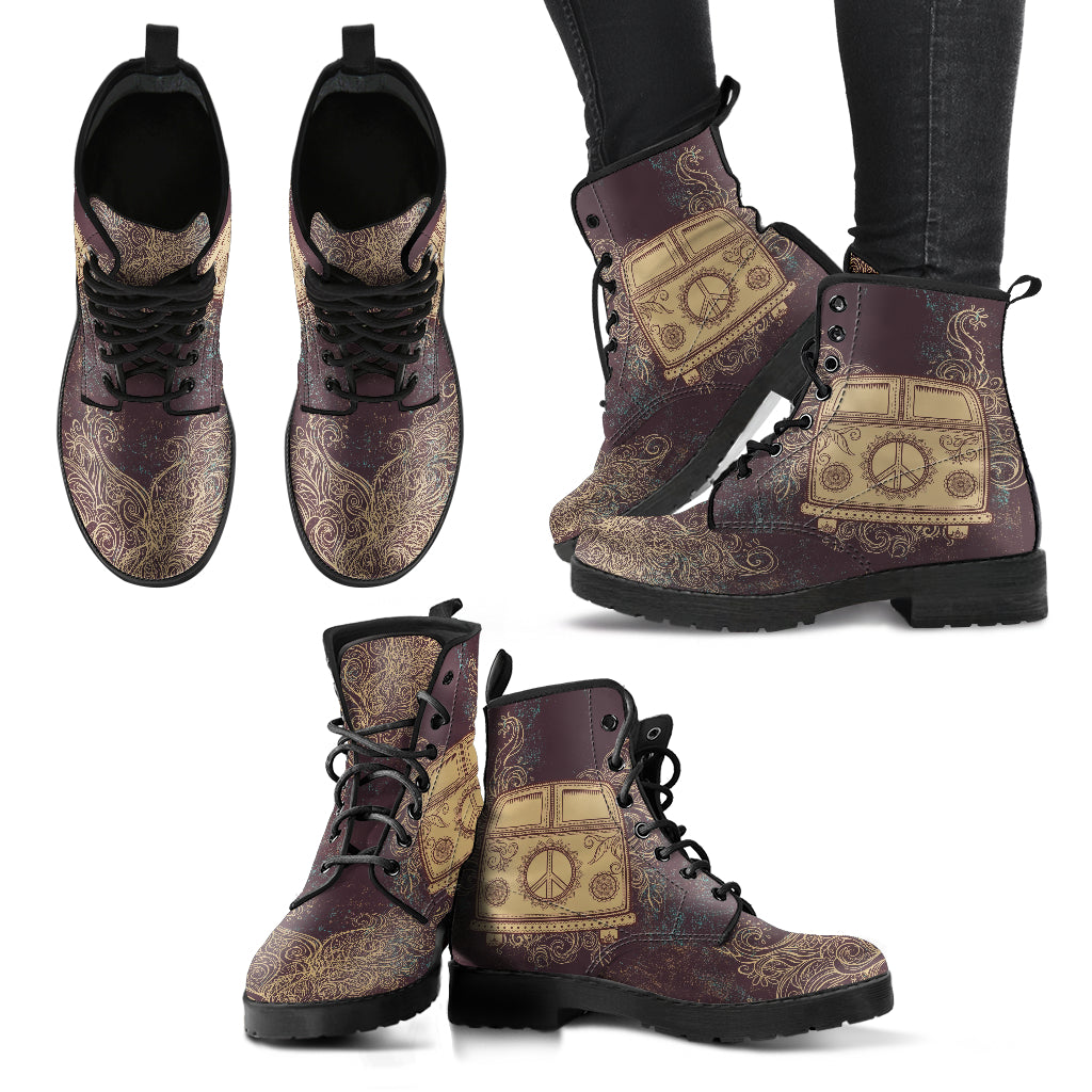 Hippie Bus Women's Leather Boots