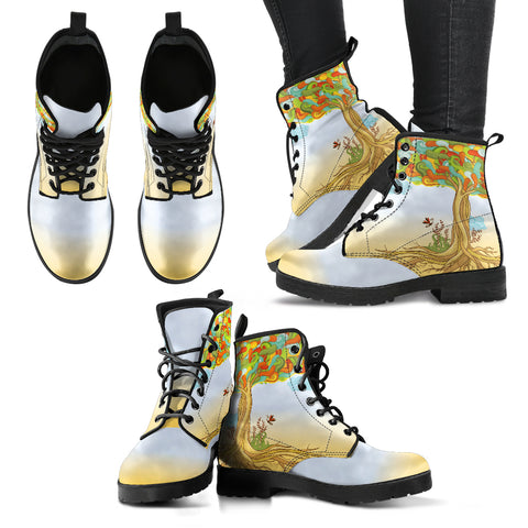 Tree of Life Women's Leather Boots