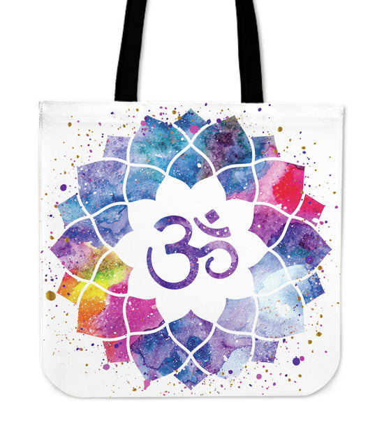 Watercolour Om Tote