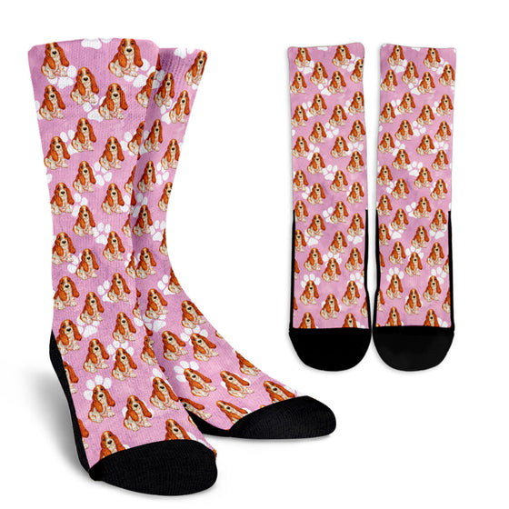 Basset Hound Lover Crew Socks