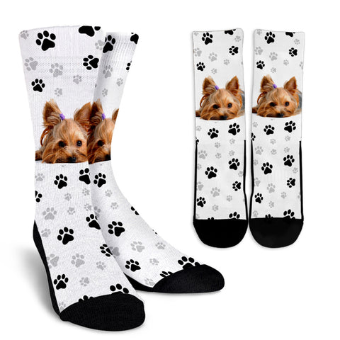 Yorkie Crew Socks