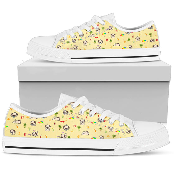 Pug Women's Low Top Shoe