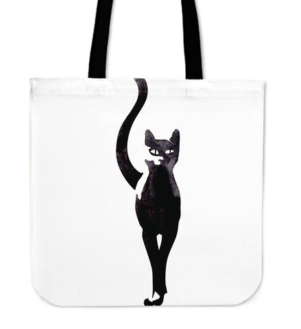 Black Cat Cloth Tote Bag