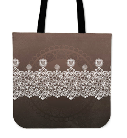 Lace Design Tote Bag