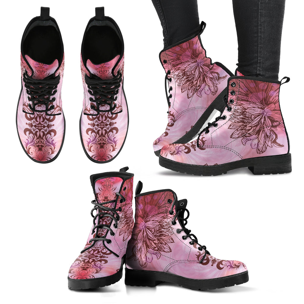Pinklotus Women's Leather Boots
