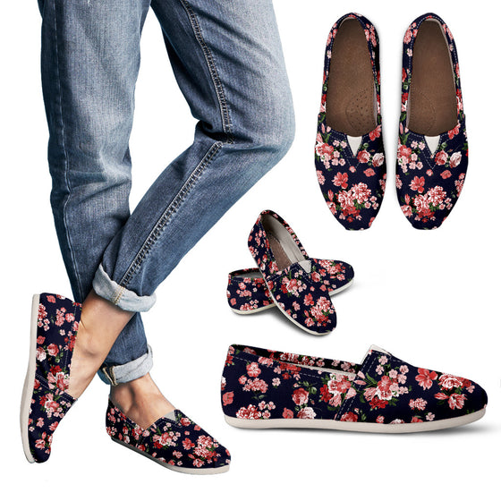 Floral  Handcrafted Casual Shoes
