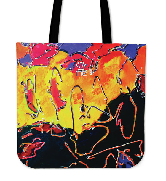 Orange and yellow Tote bag