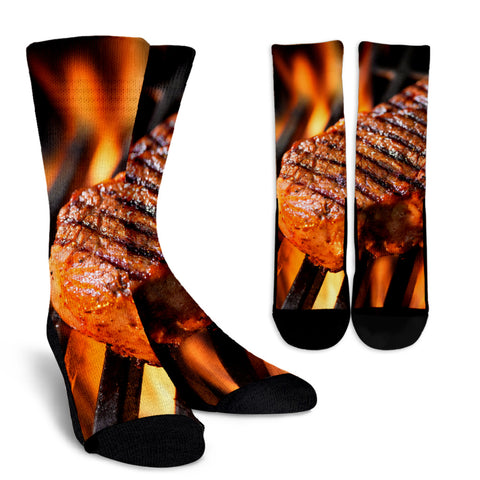 Steak Crew Socks