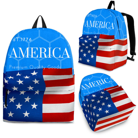 Blue AMERICA Backpack