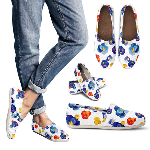 Pansy II Flower Women's Casual Shoes