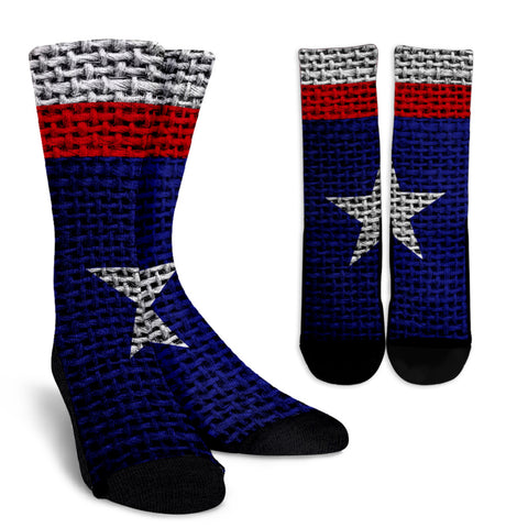 Texas Flag Crew Socks