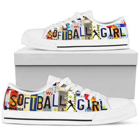 Softball Girl Low Top