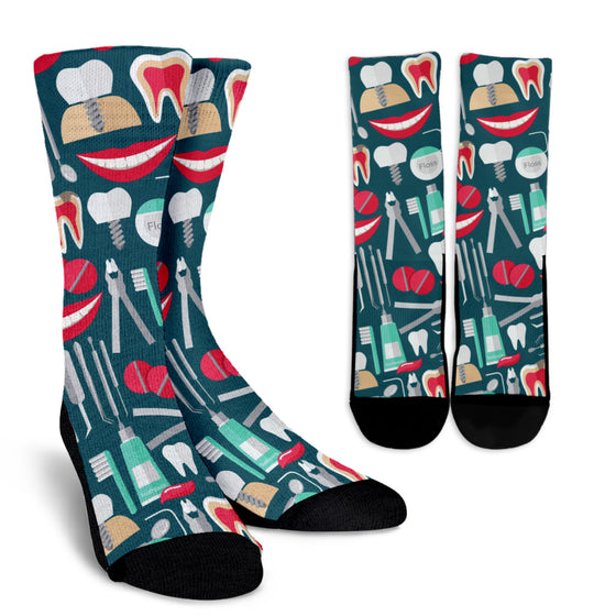 Dental Hygienist Crew Socks