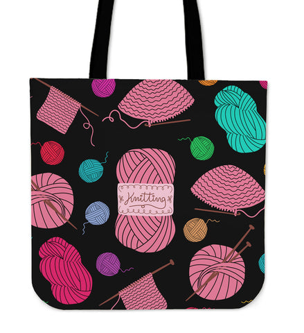 Awesome Knitting Tote Bag