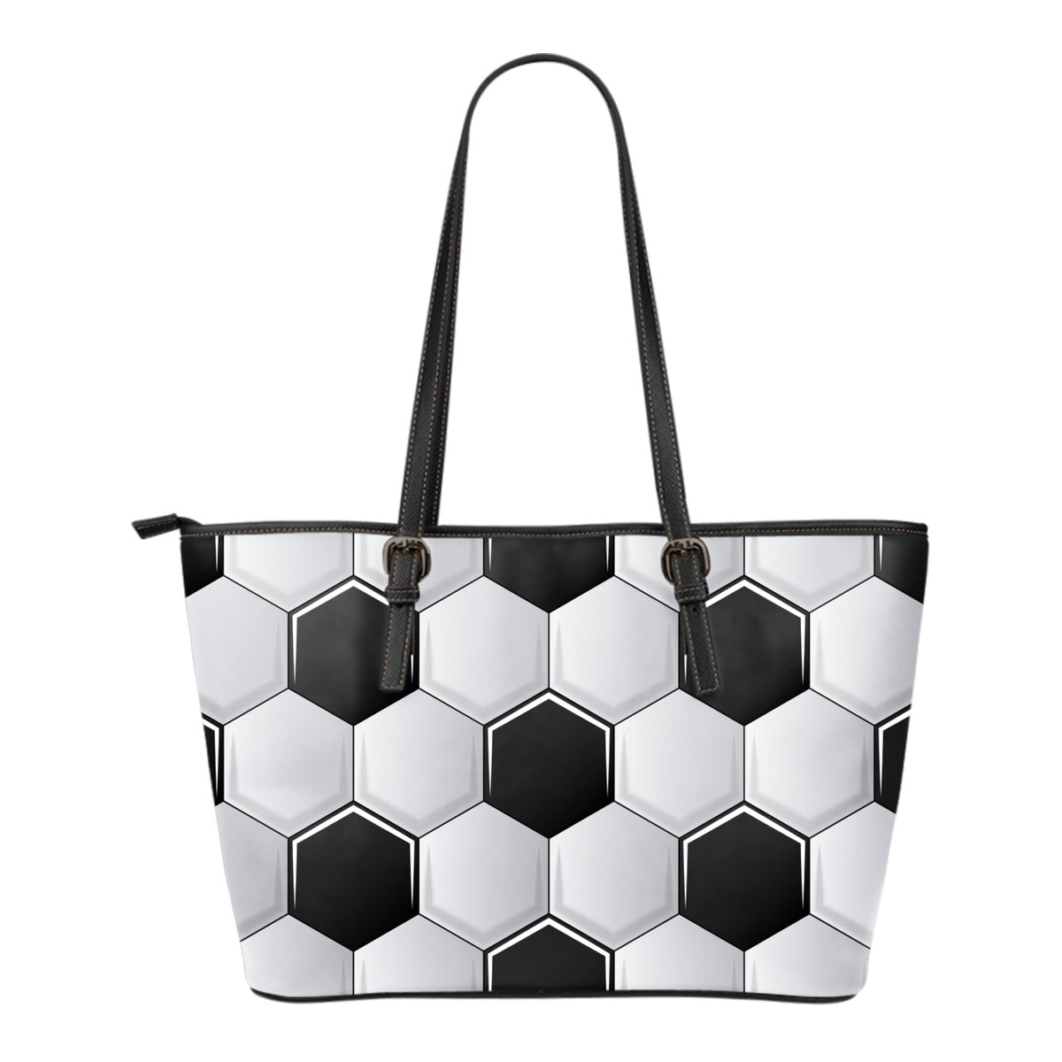 Soccer Ball Small Leather Tote