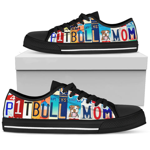 Pitbull Mom Low Top
