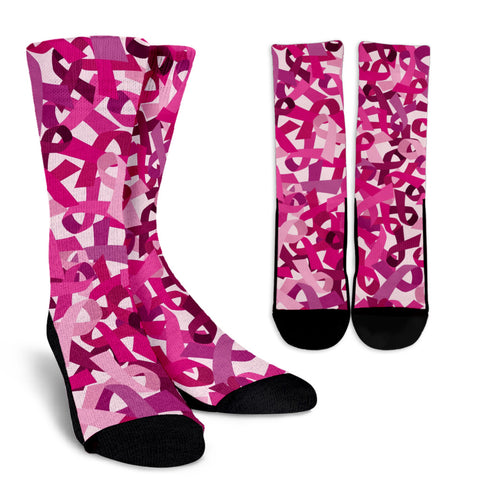 Breast Cancer Awareness Crew Socks
