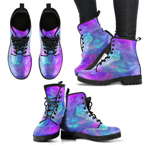 Glowing Women's Leather Boots