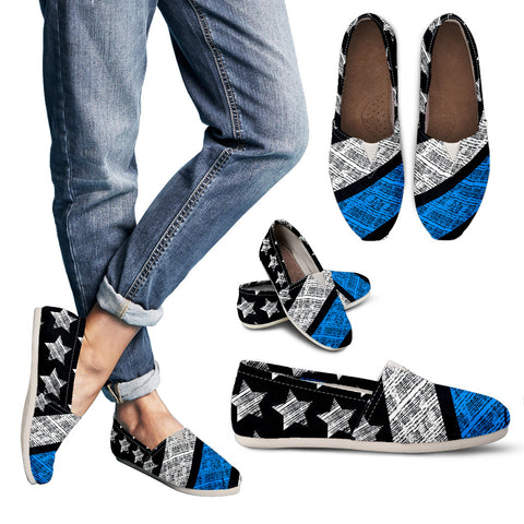 Blue Lives Matter Women's Casual Shoes