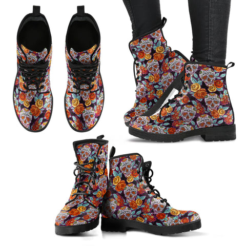 Skull Lovers Women's Leather Boots