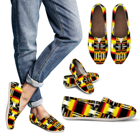 Medicine Wheel Blanket Strip Women's Casual Shoes