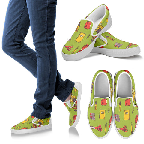 Back 2 School Green SLIPON