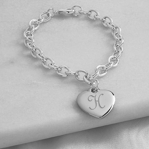 Personalized Heavy Weight Charm Bracelet