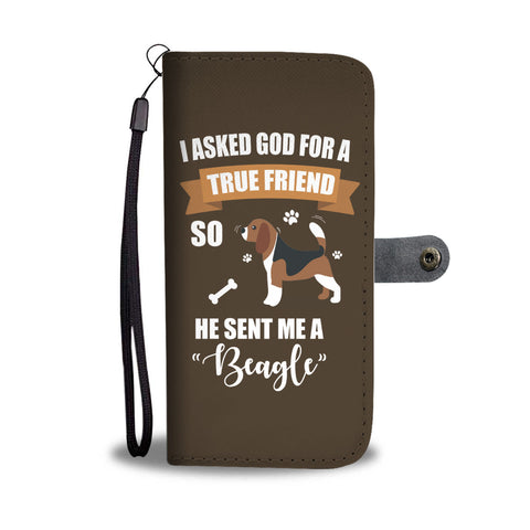 True Friend Beagle Wallet Case