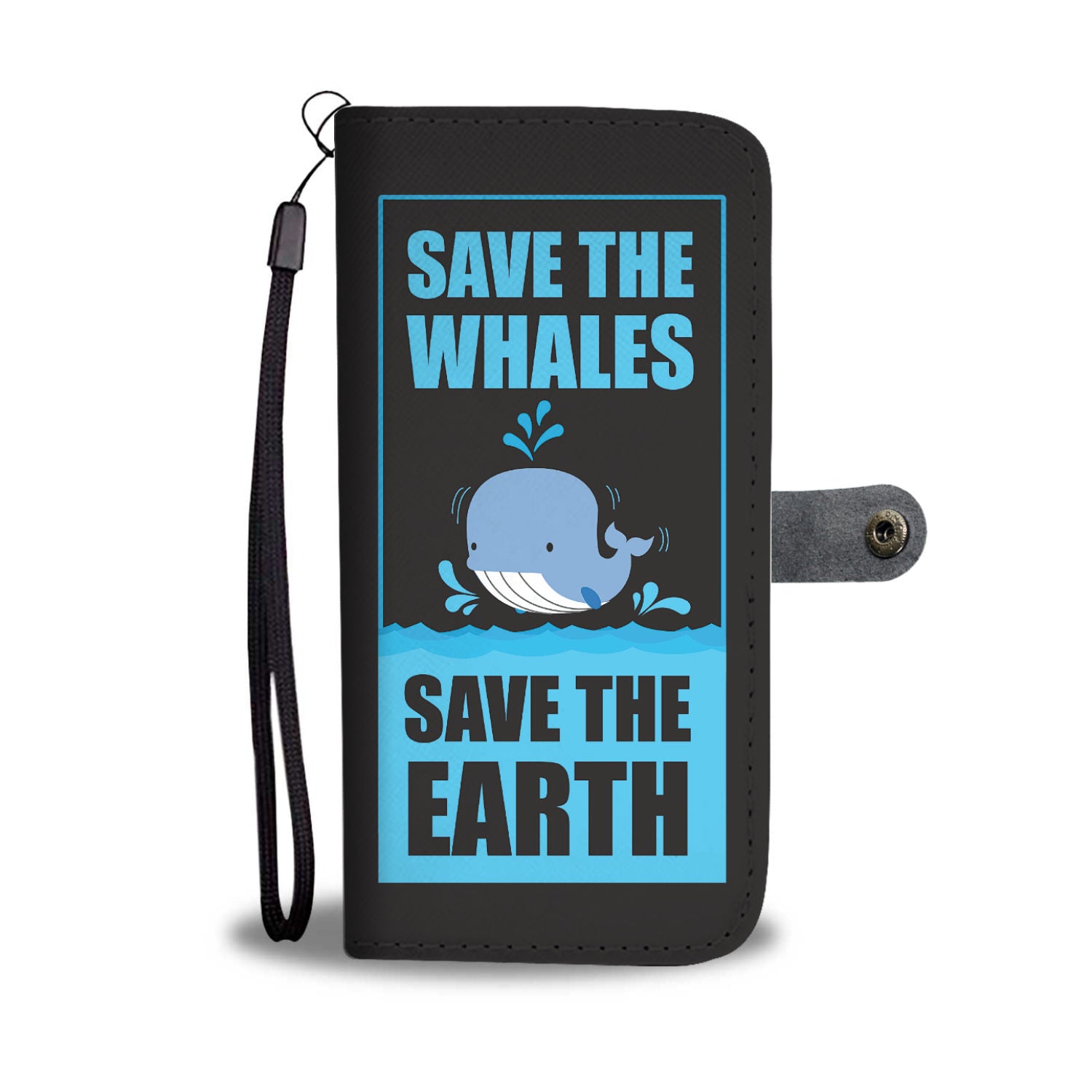 Save the Whales Wallet Case