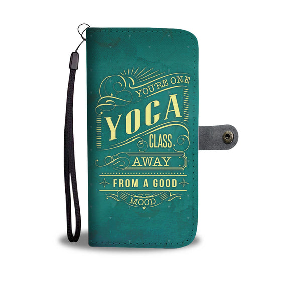 Yoga Class Wallet Case