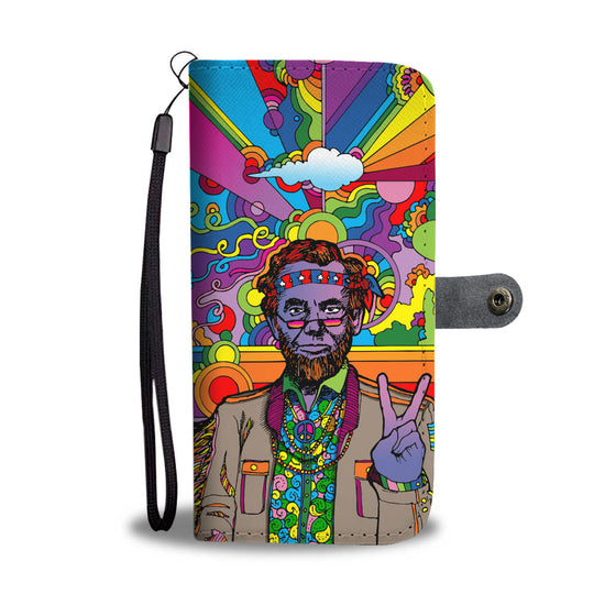 Psychedelic Abe Wallet Case