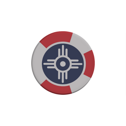Wichita Flag Expanding Stand and Grip for Smartphones and Tablets